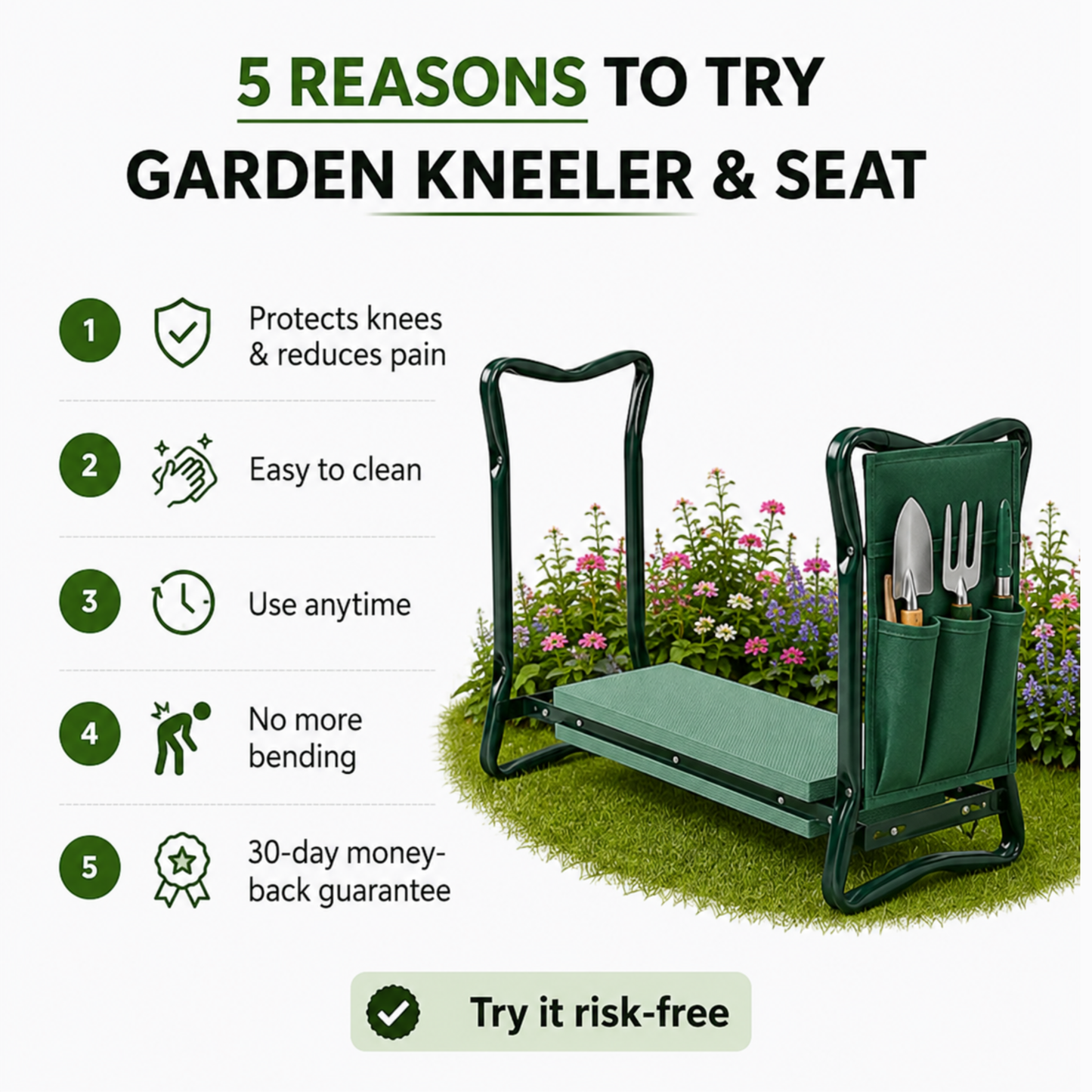 Multifunctional Garden Kneeling Bench™